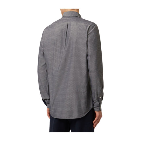 Harmont & Blaine Camicia casual Camicia Uomo con micropois Grigio scuro - Francavilla Moda